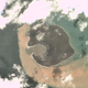Imágen del Krakatoa el 30 de diciembre de 2018. Foto: Planet Labs